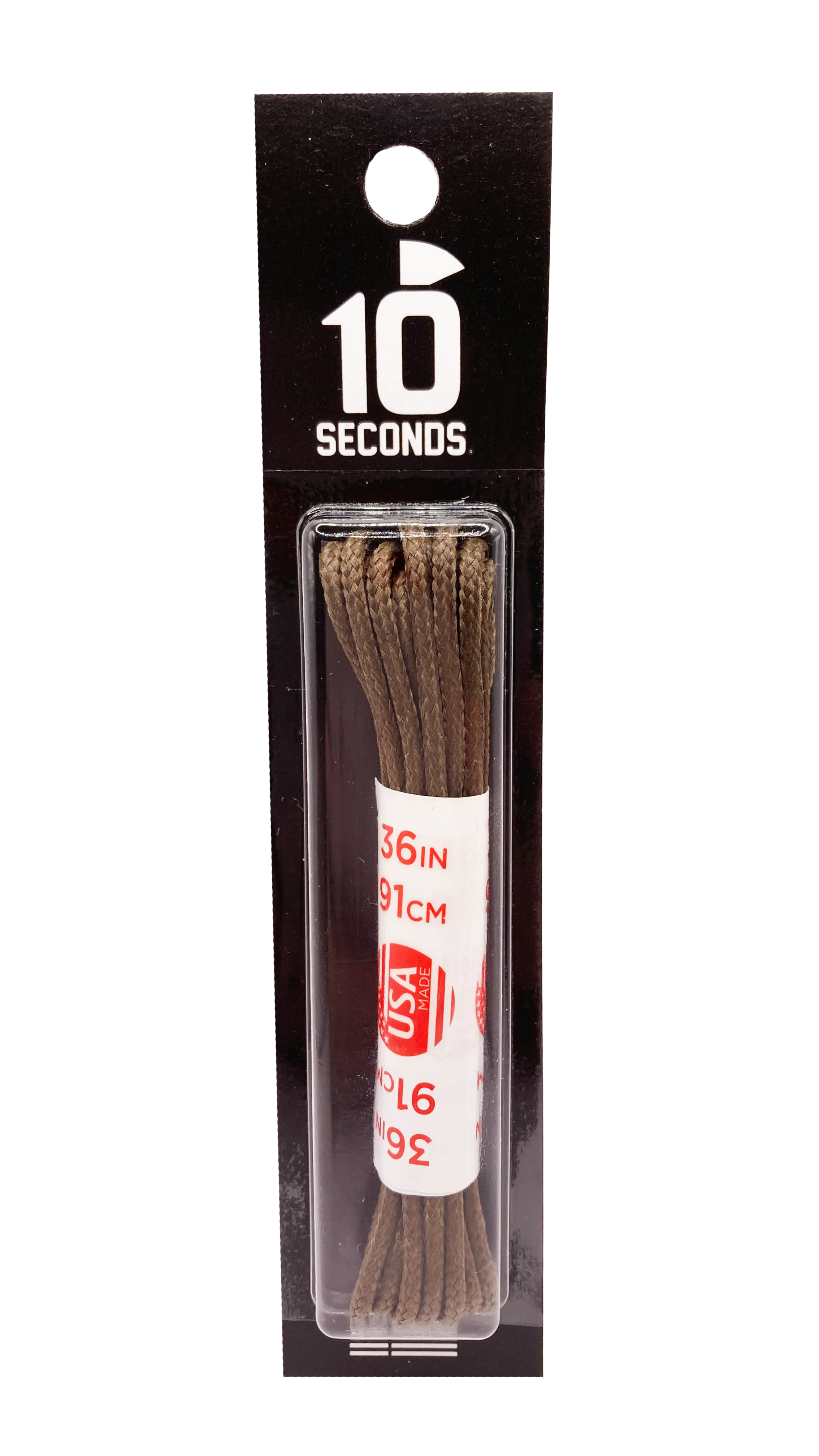 10 Seconds ® Waxed Golf Laces | Brown