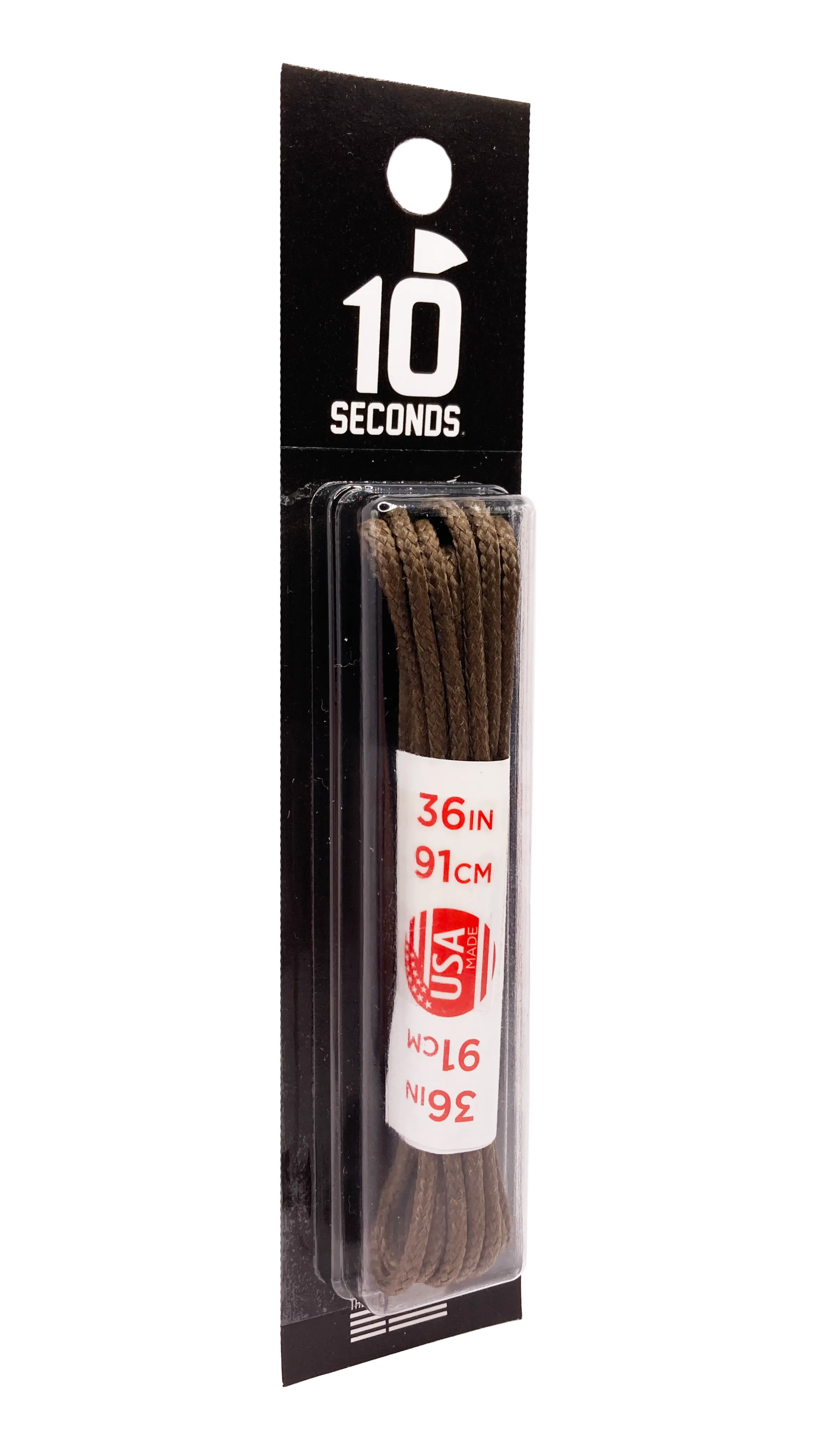 10 Seconds ® Waxed Golf Laces | Brown