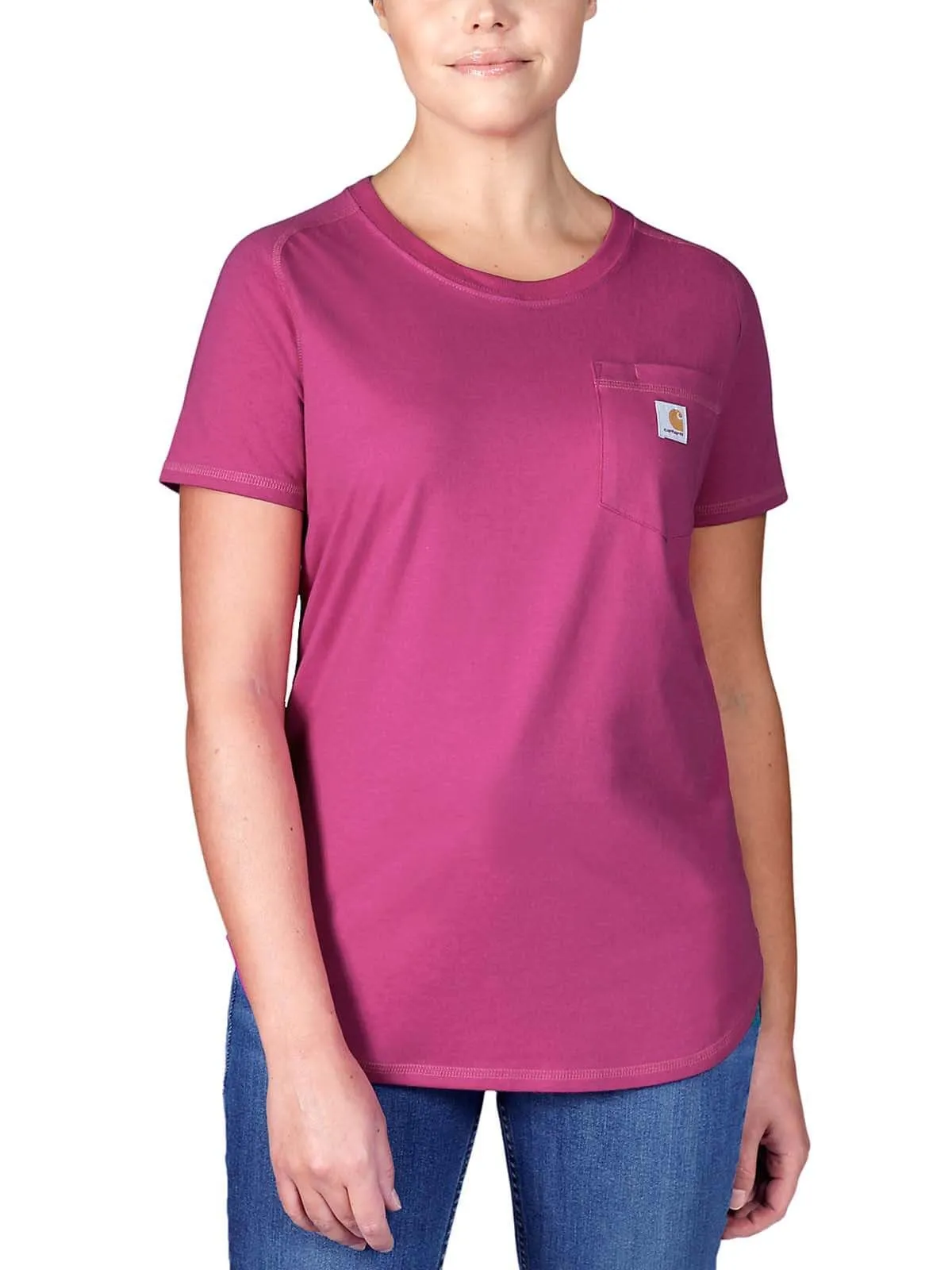 105415&#x20;Women&#x27;s&#x20;Work&#x20;T-shirt&#x20;Pocket&#x20;Force&#x20;-&#x20;Carhartt