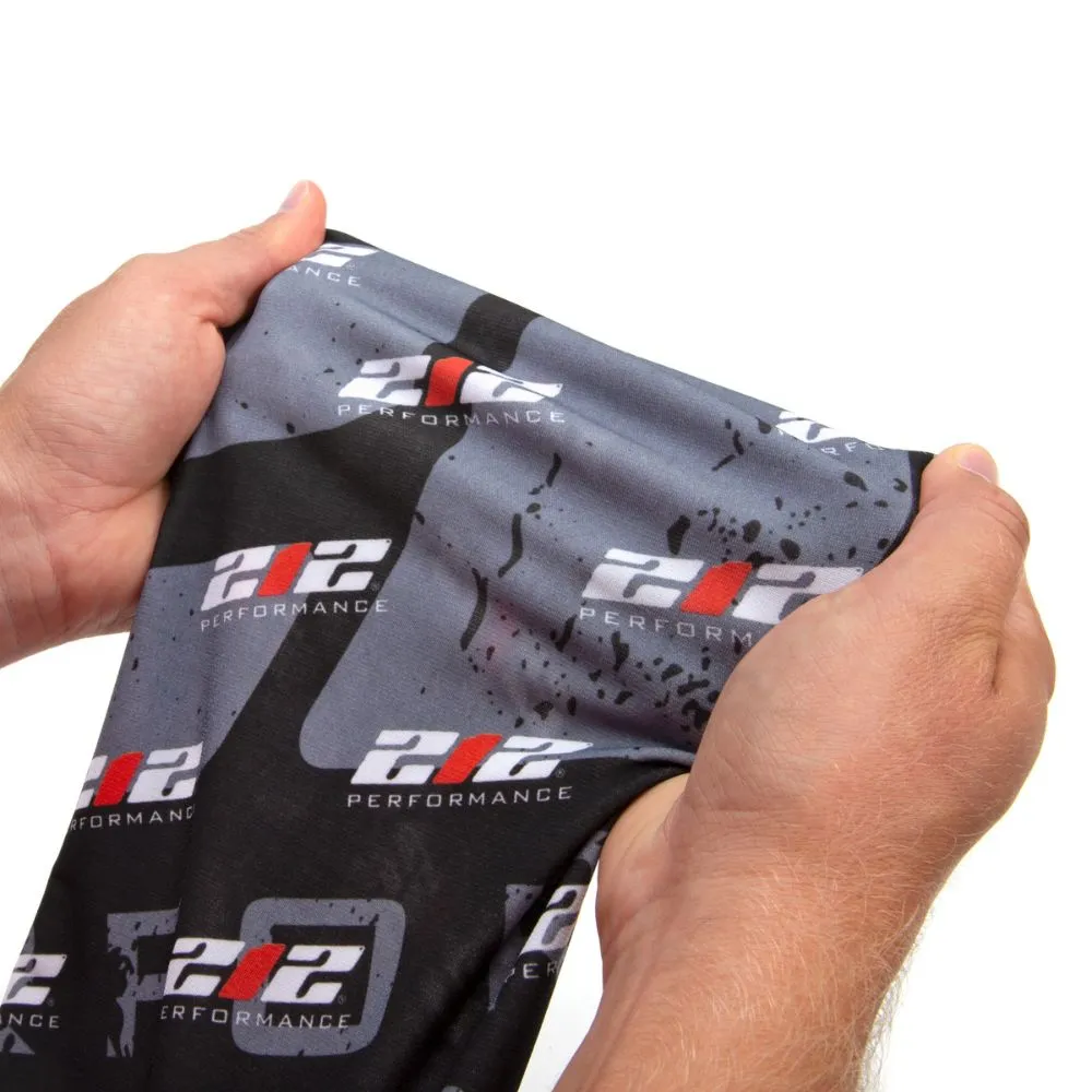 212 Performance FC5-05-000 Protective Neck Gaiter and Particulate Filtering Face Cover with 212 Pattern Print Black