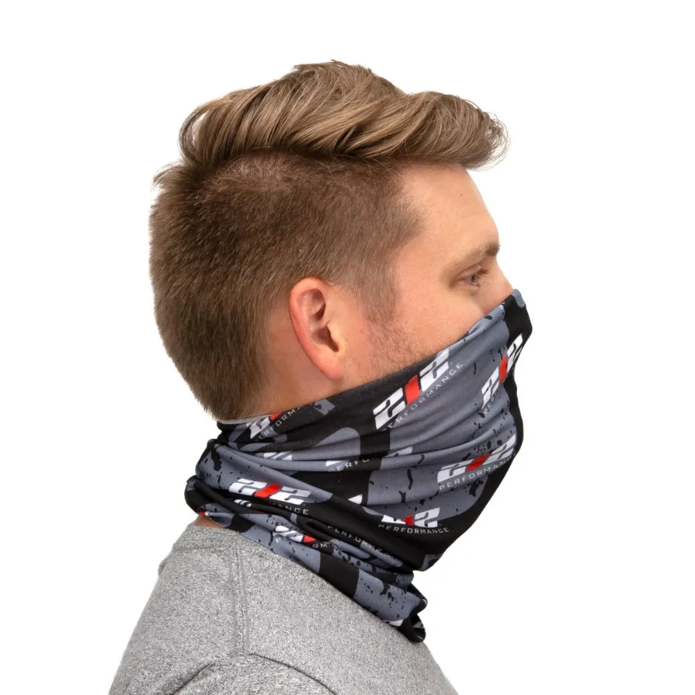 212 Performance FC5-05-000 Protective Neck Gaiter and Particulate Filtering Face Cover with 212 Pattern Print Black