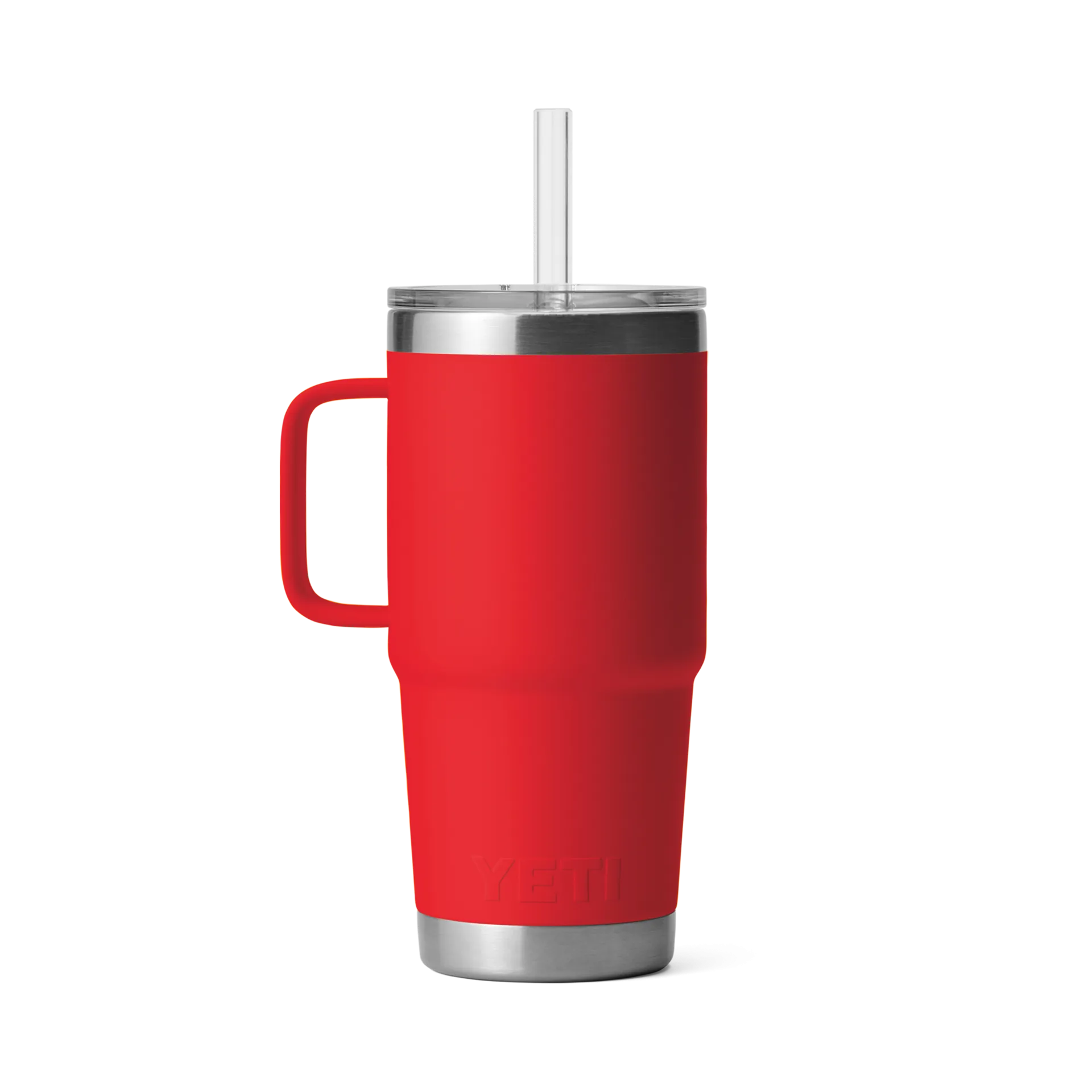 25 oz. / 739ml Straw Mug w/ Straw Lid - Rescue Red