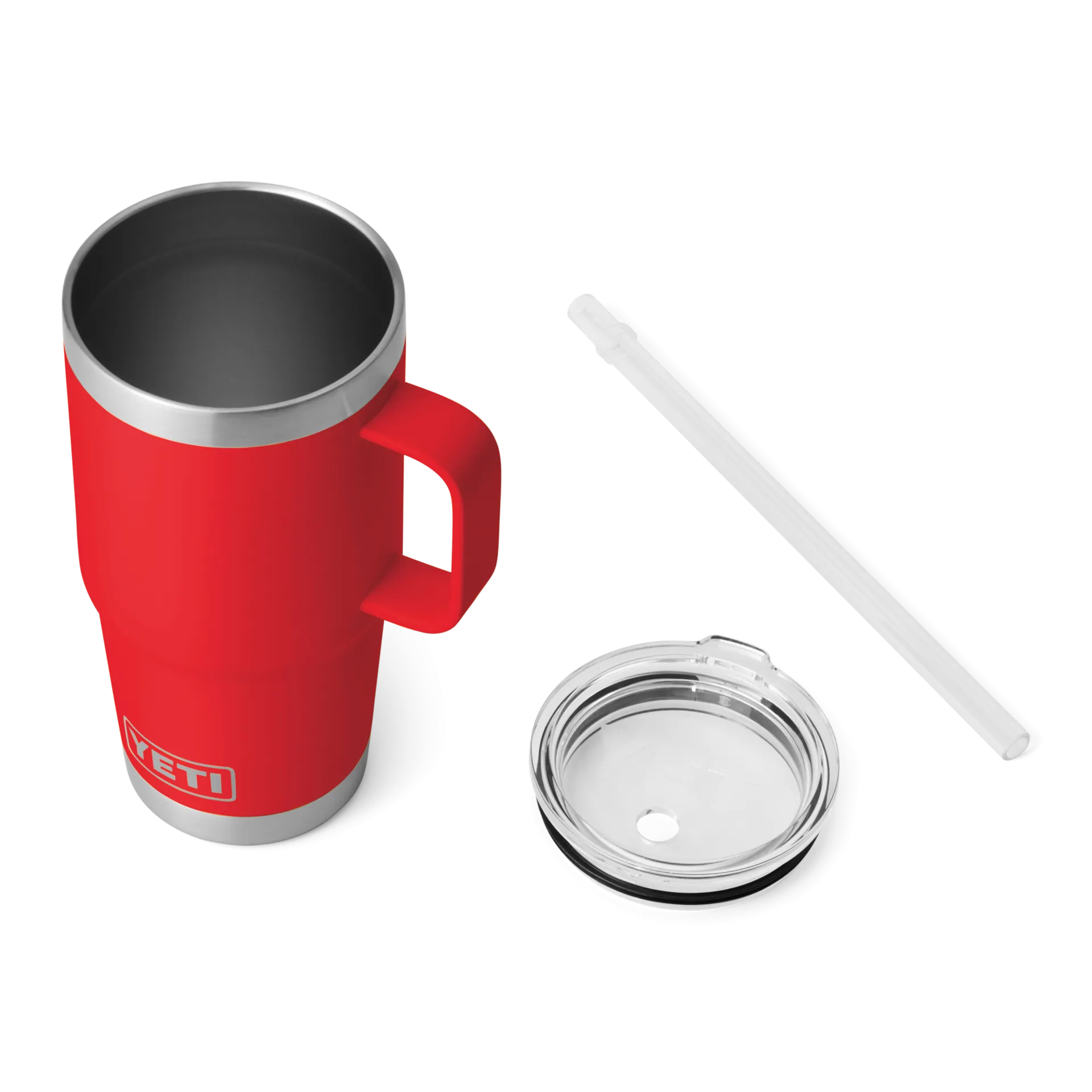 25 oz. / 739ml Straw Mug w/ Straw Lid - Rescue Red