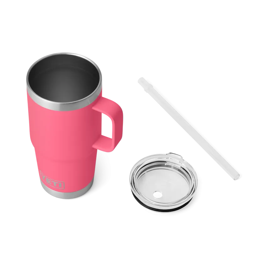 25 oz. / 739ml Straw Mug w/ Straw Lid - Tropical Pink