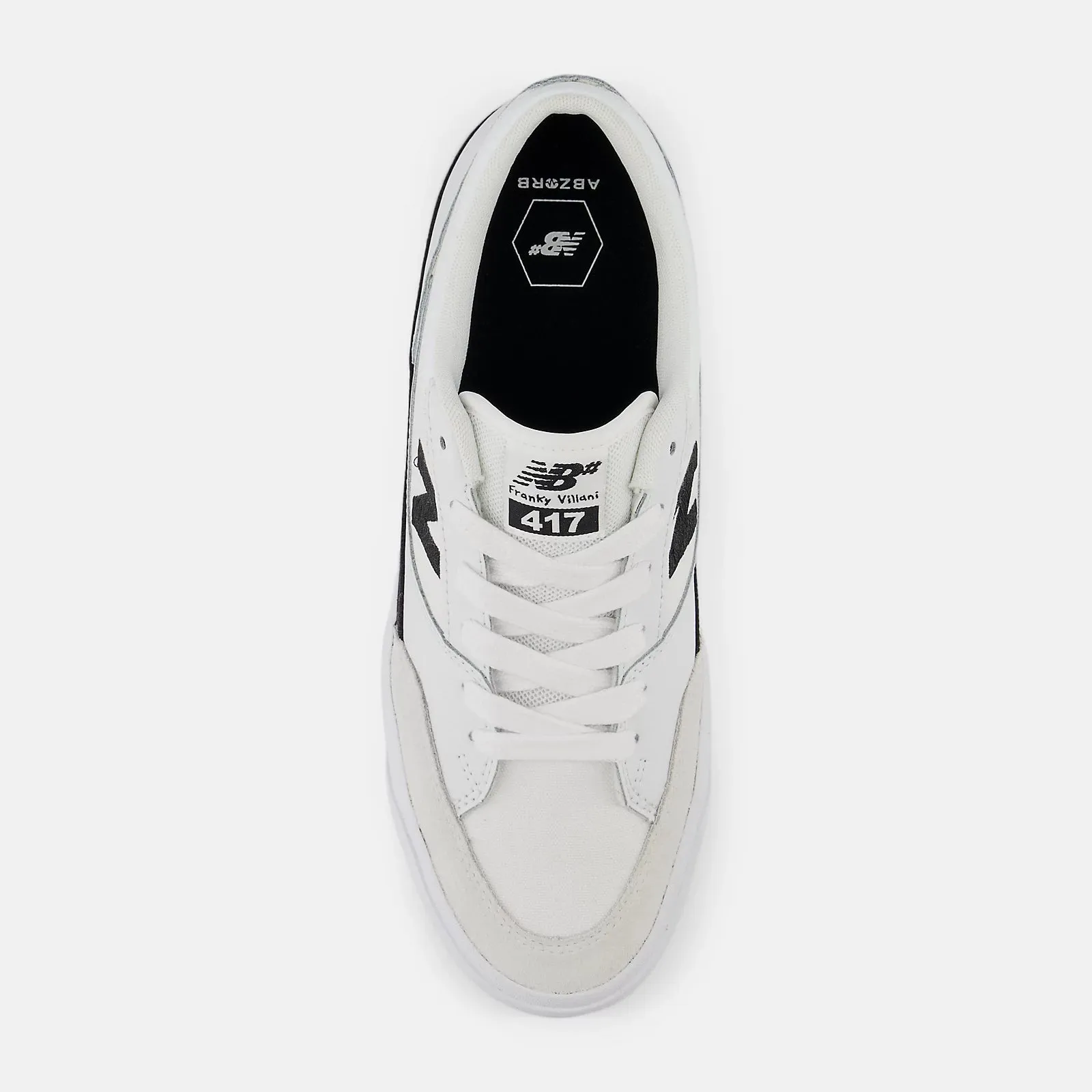 417 Villani Low Shoe - White/Black