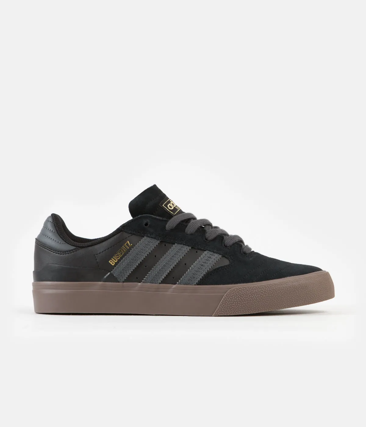 Adidas Busenitz Vulc II Shoes - Core Black / Grey Six / Gum