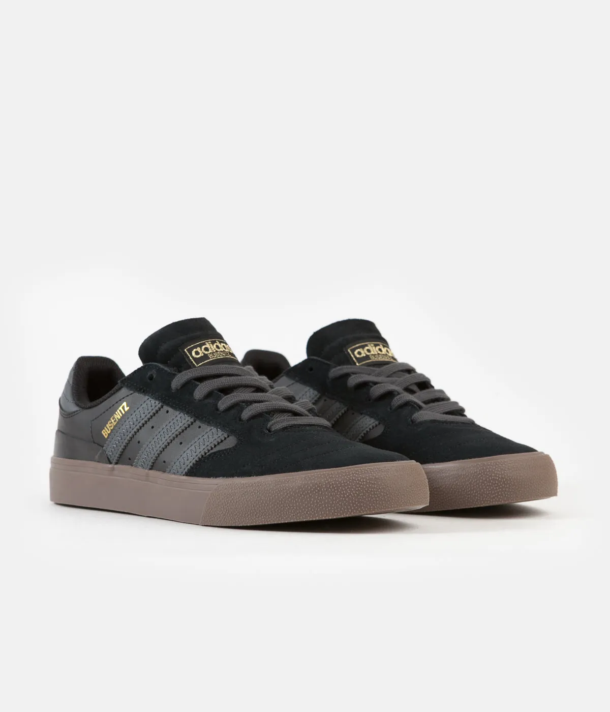 Adidas Busenitz Vulc II Shoes - Core Black / Grey Six / Gum