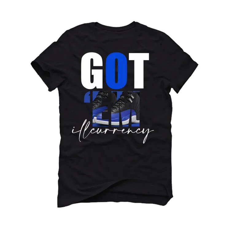 Air Jordan 12 WMNS “Hyper Royal” Black T-Shirt (Got Em)