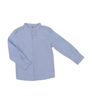 Albert Long Sleeve Button Up Shirt Light Blue