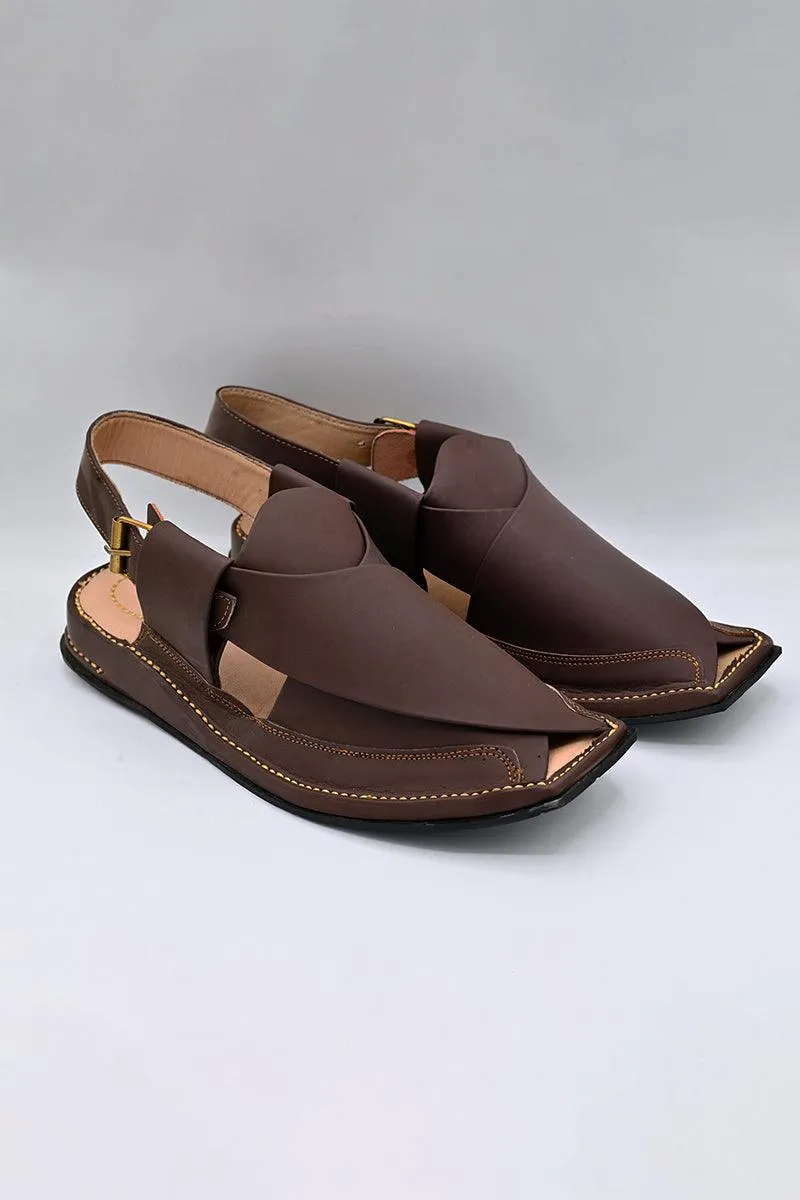 AlifYay Men Peshawri Chappal Brown AY MPC09