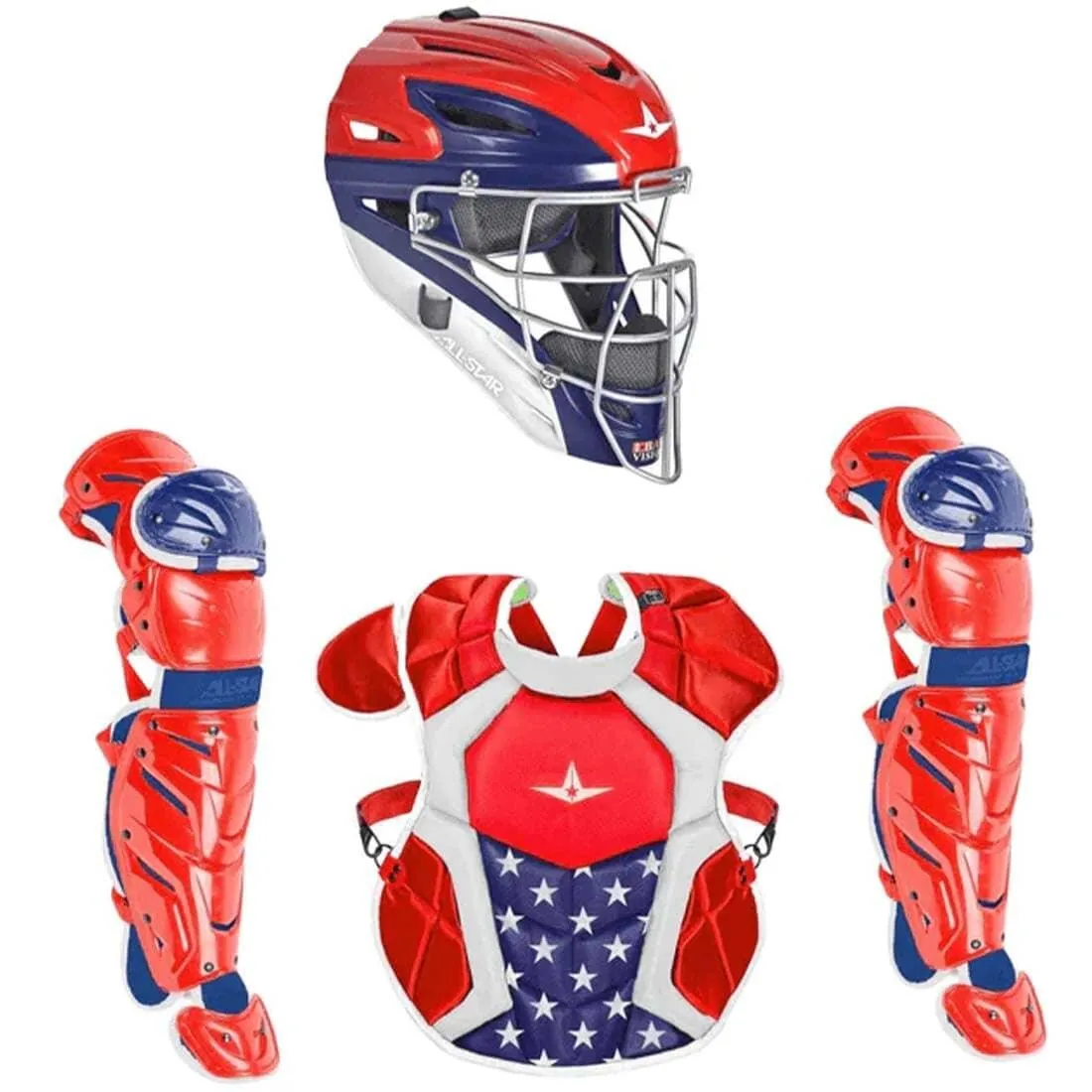 All-Star S7 Axis Elite (Ages 9-12) Catcher's Kit NOCSAE Approved: CKCC912S7X