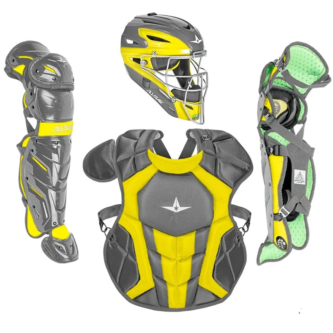 All-Star S7 Axis Elite (Ages 9-12) Two-Tone Catcher's Kit NOCSAE Approved: CKCC912S7XTT