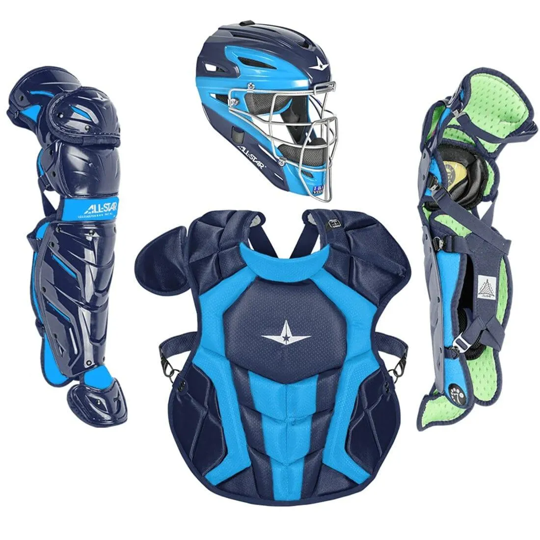 All-Star S7 Axis Elite (Ages 9-12) Two-Tone Catcher's Kit NOCSAE Approved: CKCC912S7XTT