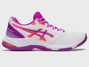 Asics Womens Netburner Ballistic FF 3 - White/Flash Coral