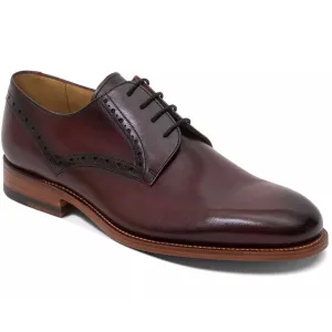 BARKER Trent Shoes - Mens - Hand Brushed Burgundy