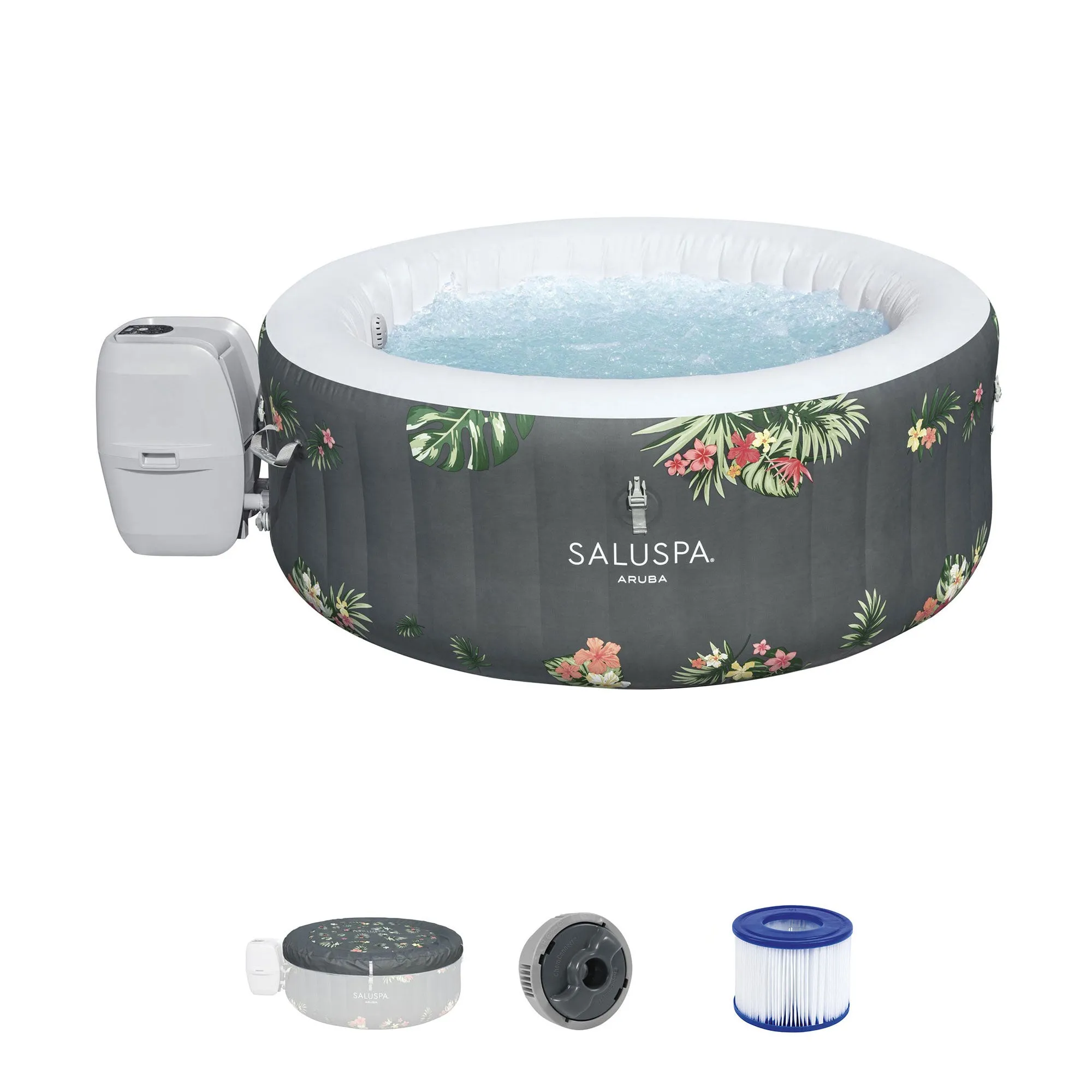 Bestway SaluSpa Aruba AirJet Inflatable Hot Tub   Bestway Spa Seat (2 Pack)