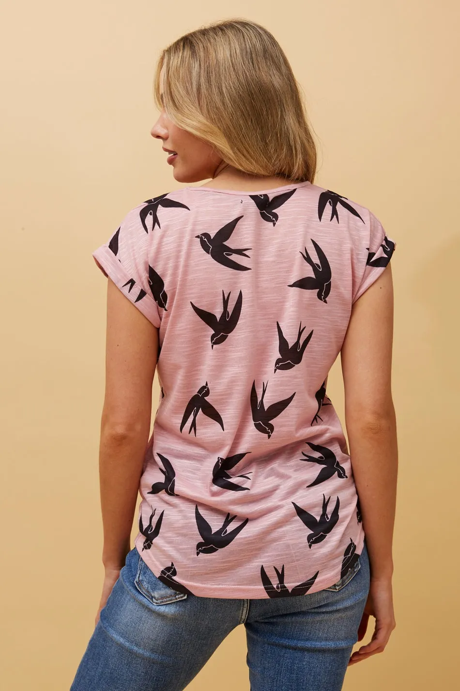 BIRDIE BIRD PRINT TOP