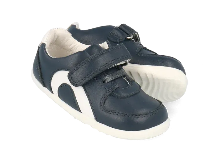 Bobux Step Up Comet - Navy and White