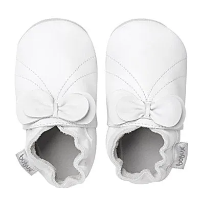 Bobux White Bow - Medium