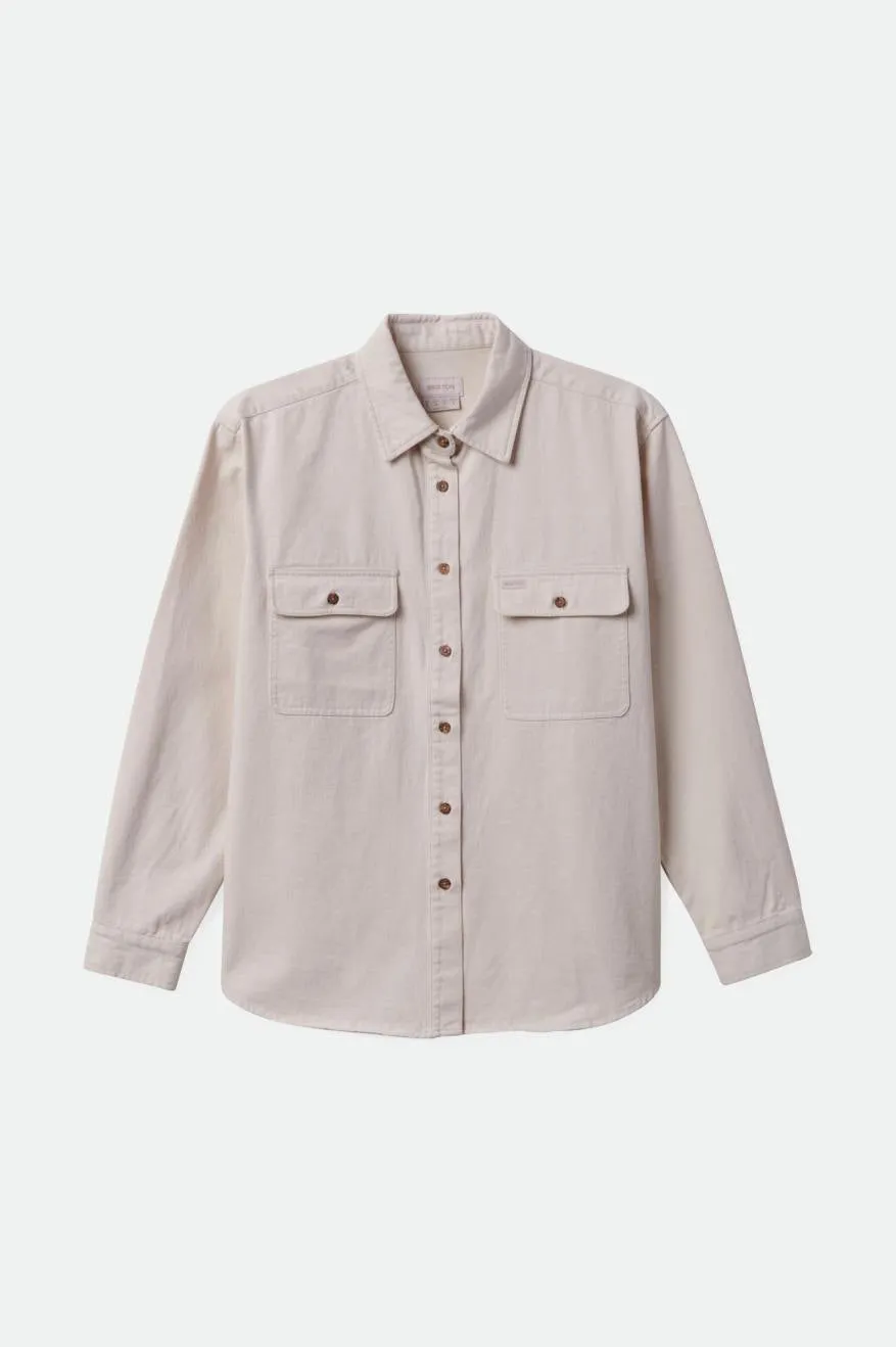 Bowery Boyfriend L/S Overshirt - Natural