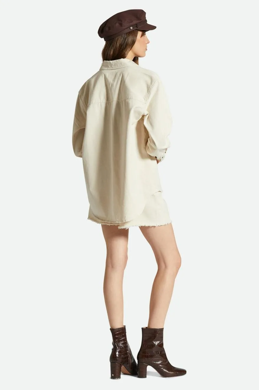 Bowery Boyfriend L/S Overshirt - Natural