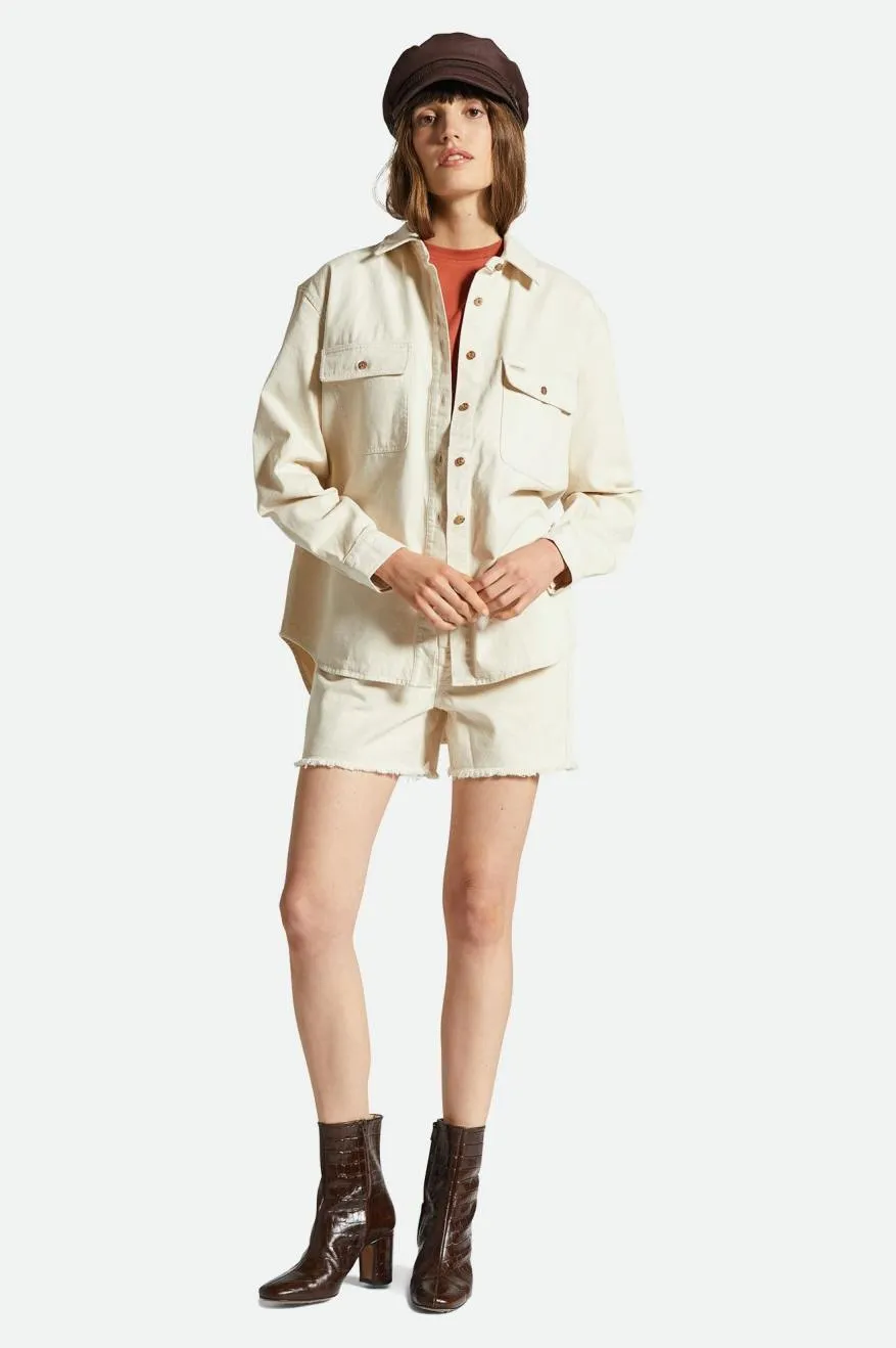 Bowery Boyfriend L/S Overshirt - Natural