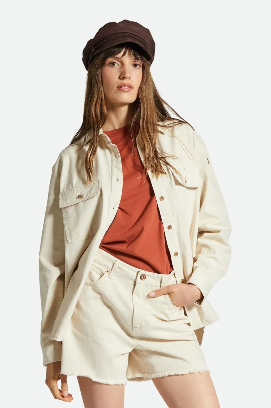 Bowery Boyfriend L/S Overshirt - Natural