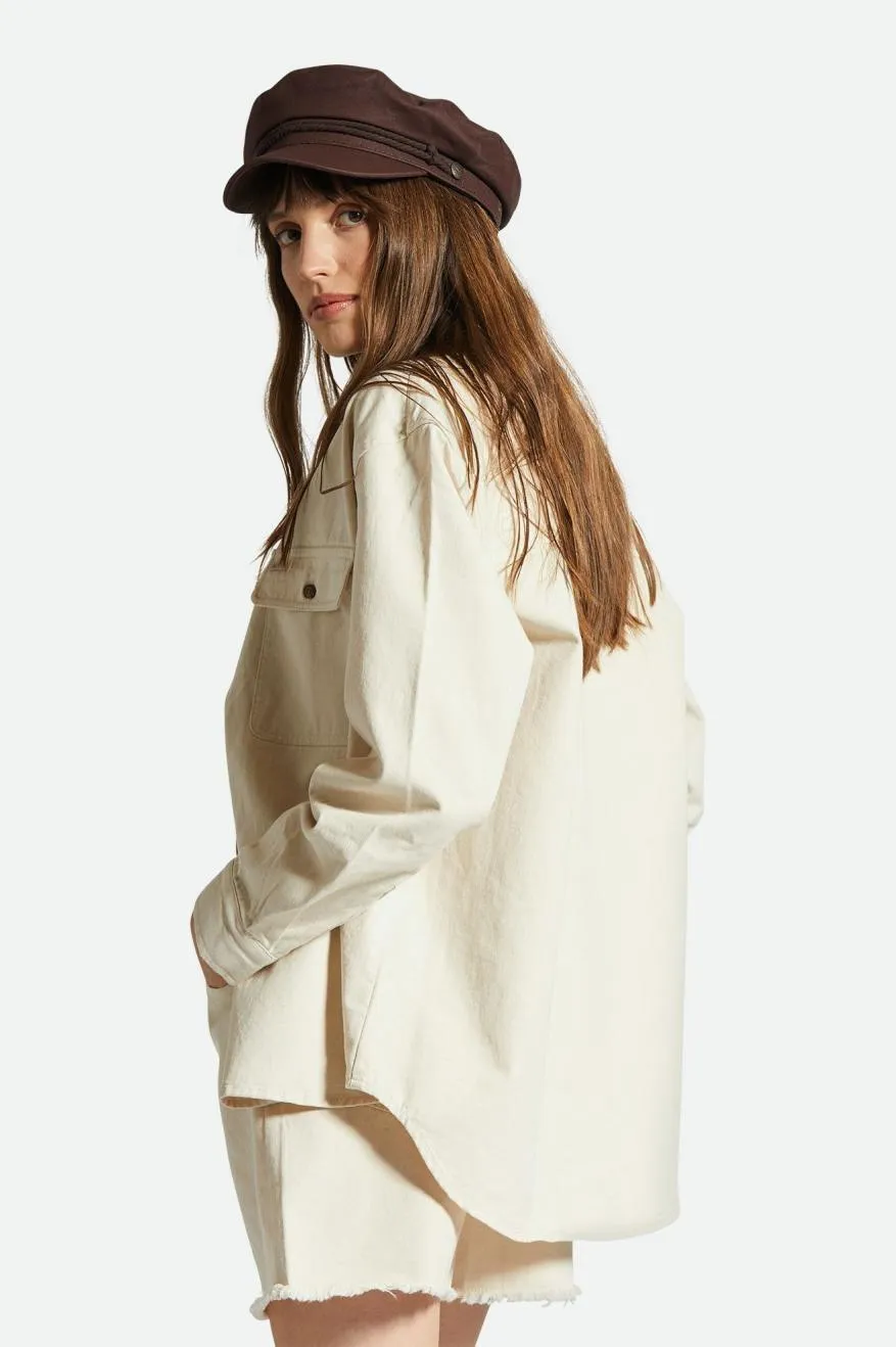 Bowery Boyfriend L/S Overshirt - Natural