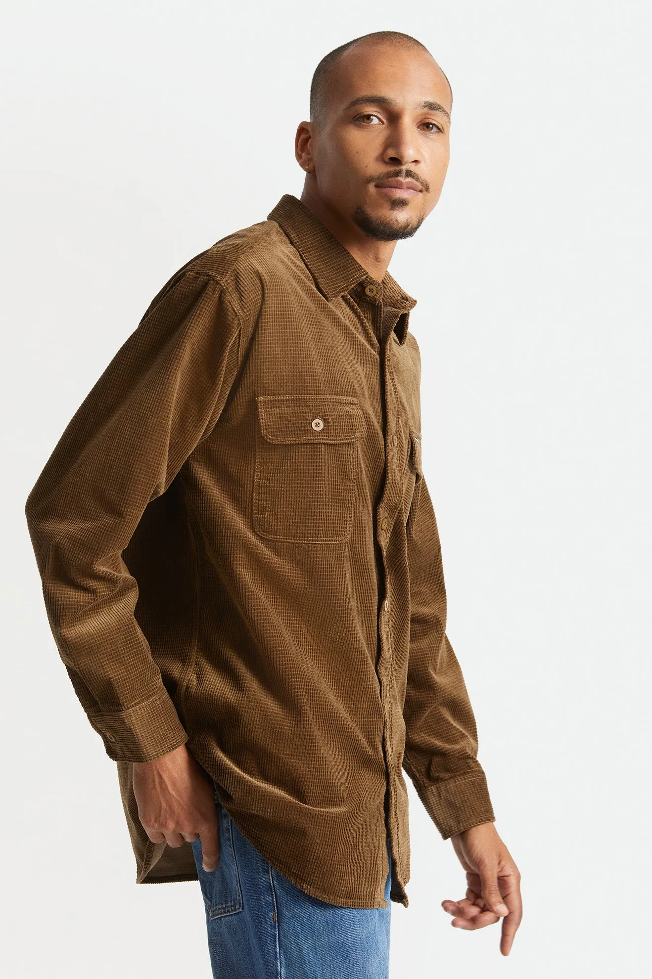 Bowery Relaxed L/S Flannel - Lion