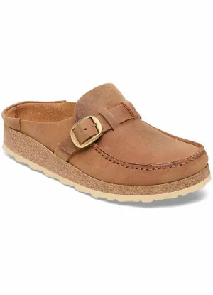 Buckley in Cognac Oiled Leather Regular Width by Birkenstock