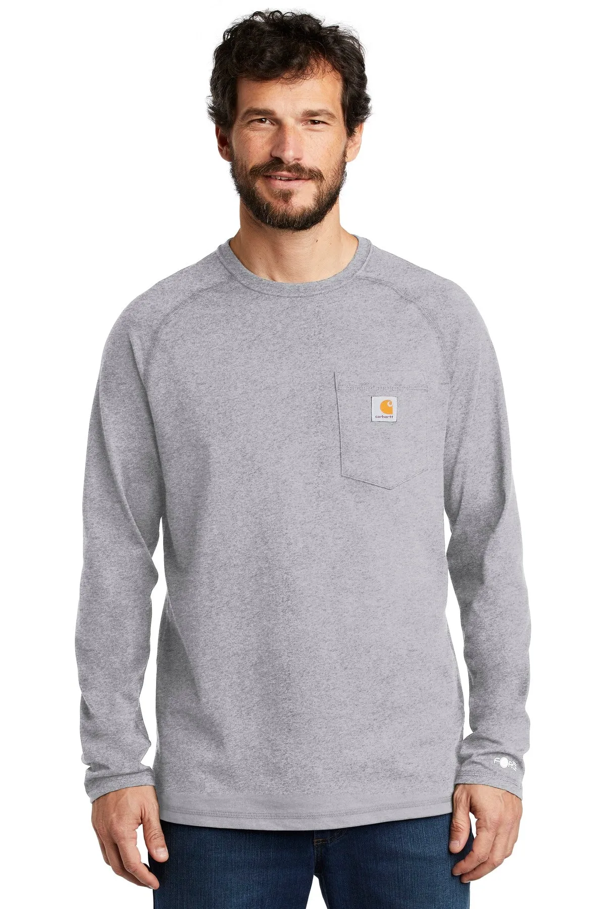 Carhartt Force ® Cotton Delmont Long Sleeve T-Shirt. CT100393