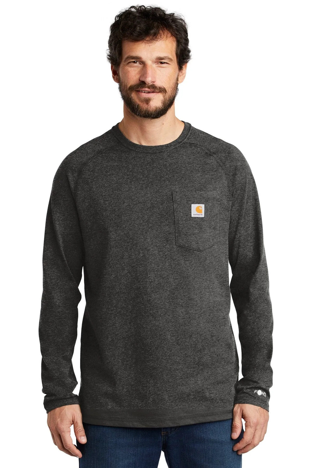 Carhartt Force ® Cotton Delmont Long Sleeve T-Shirt. CT100393