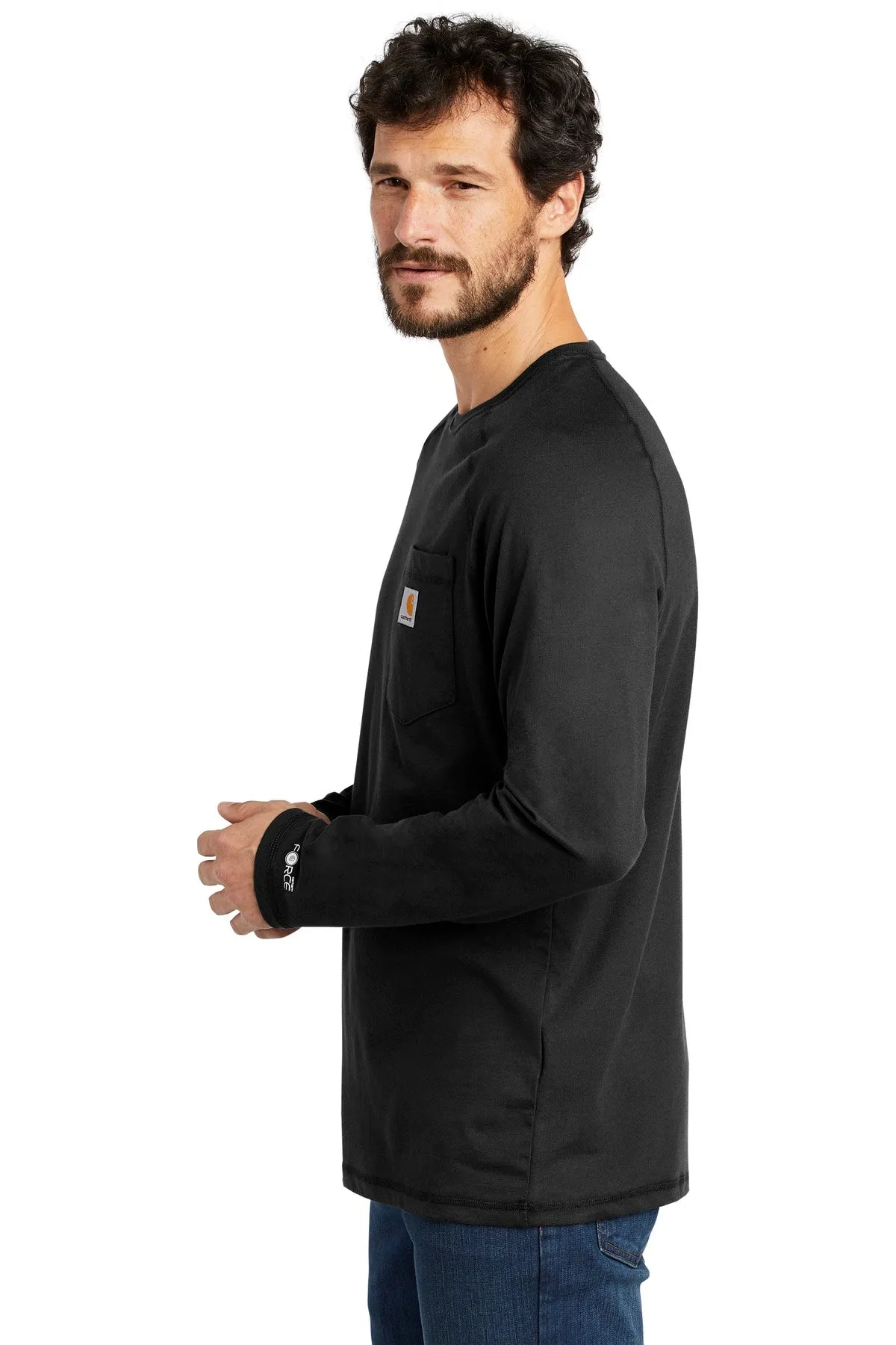 Carhartt Force ® Cotton Delmont Long Sleeve T-Shirt. CT100393