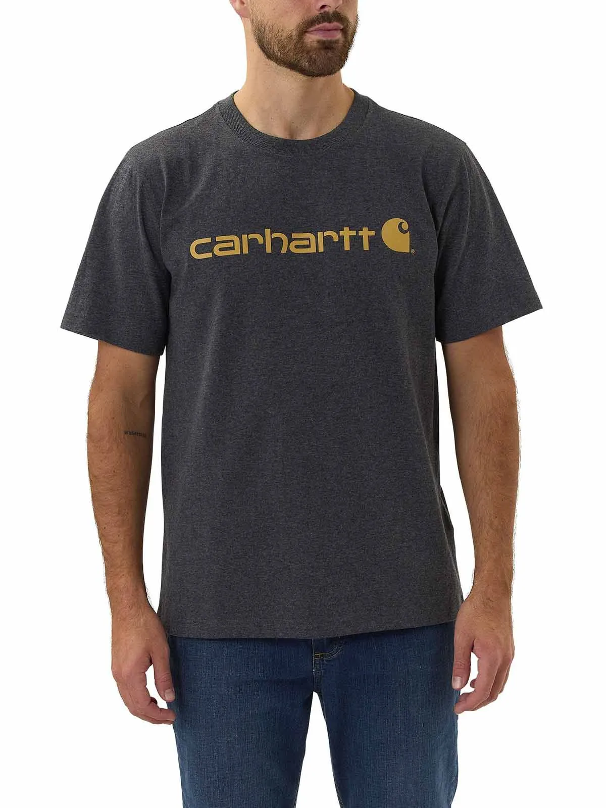 Carhartt&#x20;103361&#x20;Core&#x20;Logo&#x20;s&#x2F;s&#x20;T-Shirt&#x20;-&#x20;Black