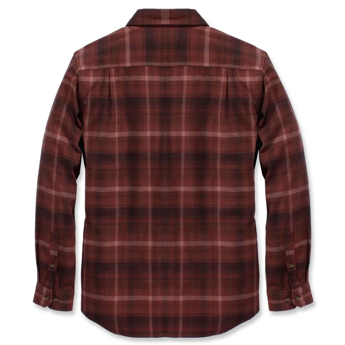 Carhartt&#x20;103820&#x20;Rugged&#x20;Flex&#xAE;&#x20;Hamilton&#x20;Plaid&#x20;l&#x2F;s&#x20;Shirt&#x20;-&#x20;Dark&#x20;Cedar