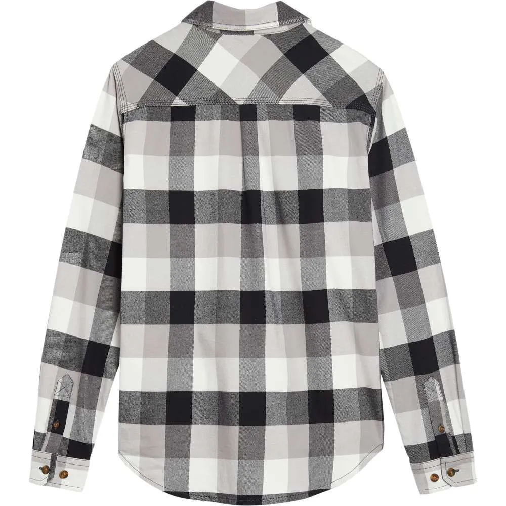 Carhartt&#x20;104516&#x20;Women&#x2019;s&#x20;Hamilton&#x20;Plaid&#x20;Flannel&#x20;Shirt&#x20;l&#x2F;s&#x20;-&#x20;Black