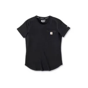 Carhartt&#x20;Work&#x20;T-shirt&#x20;Pocket&#x20;Force&#x20;Women&#x20;105415&#x20;-&#x20;Black