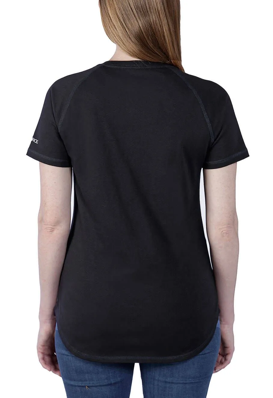 Carhartt&#x20;Work&#x20;T-shirt&#x20;Pocket&#x20;Force&#x20;Women&#x20;105415&#x20;-&#x20;Black