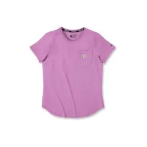 Carhartt&#x20;Work&#x20;T-shirt&#x20;Pocket&#x20;Force&#x20;Women&#x20;105415&#x20;-&#x20;Pink