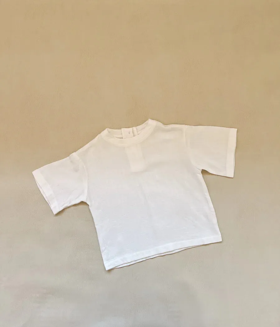 Casper Relaxed Tee- White