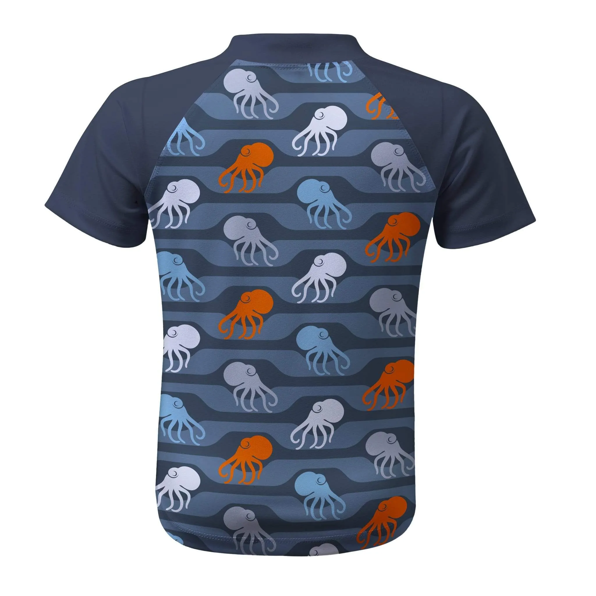 Charcoal Octopi Short Sleeve Rashie