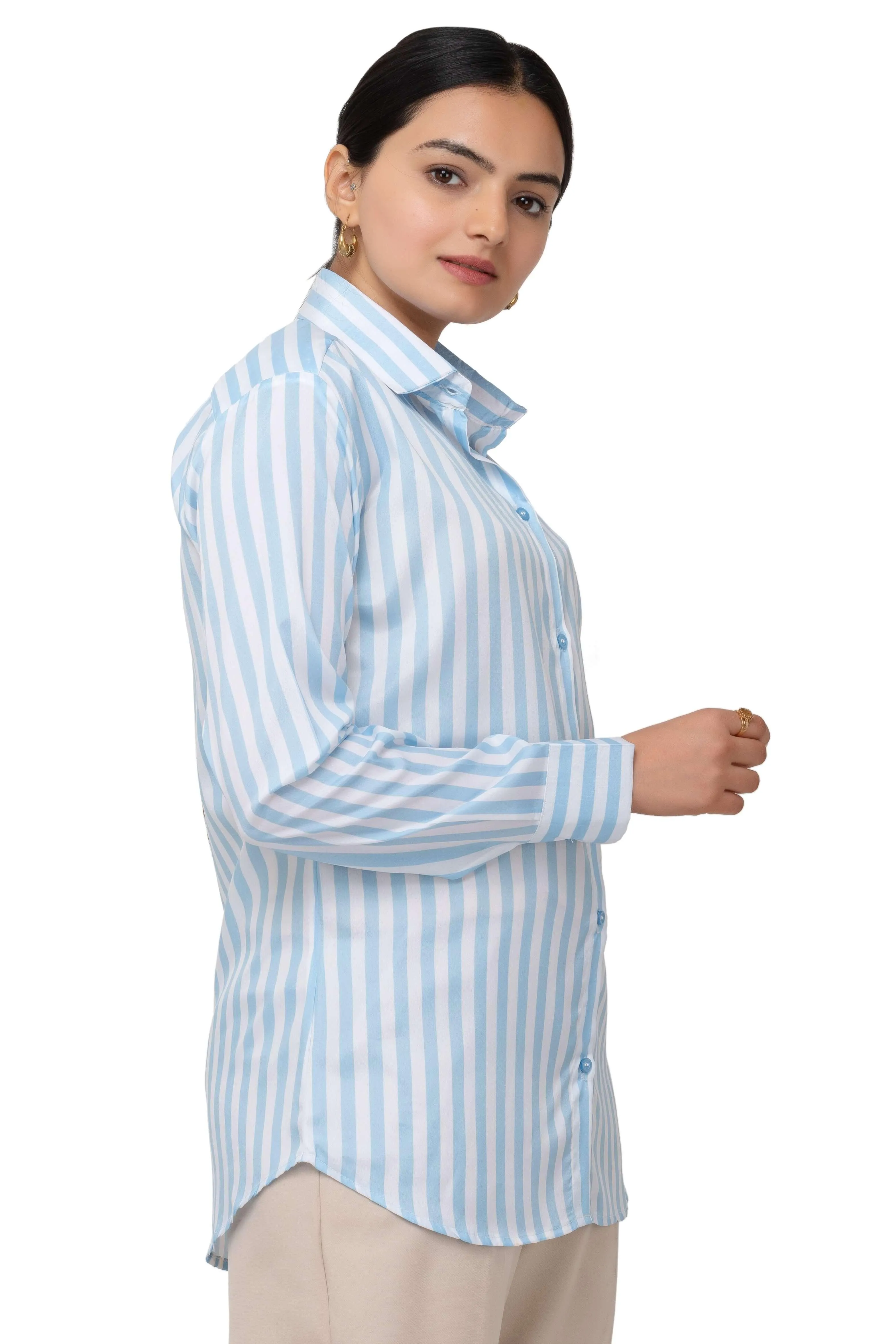 Classic Striped Shirt - Blue