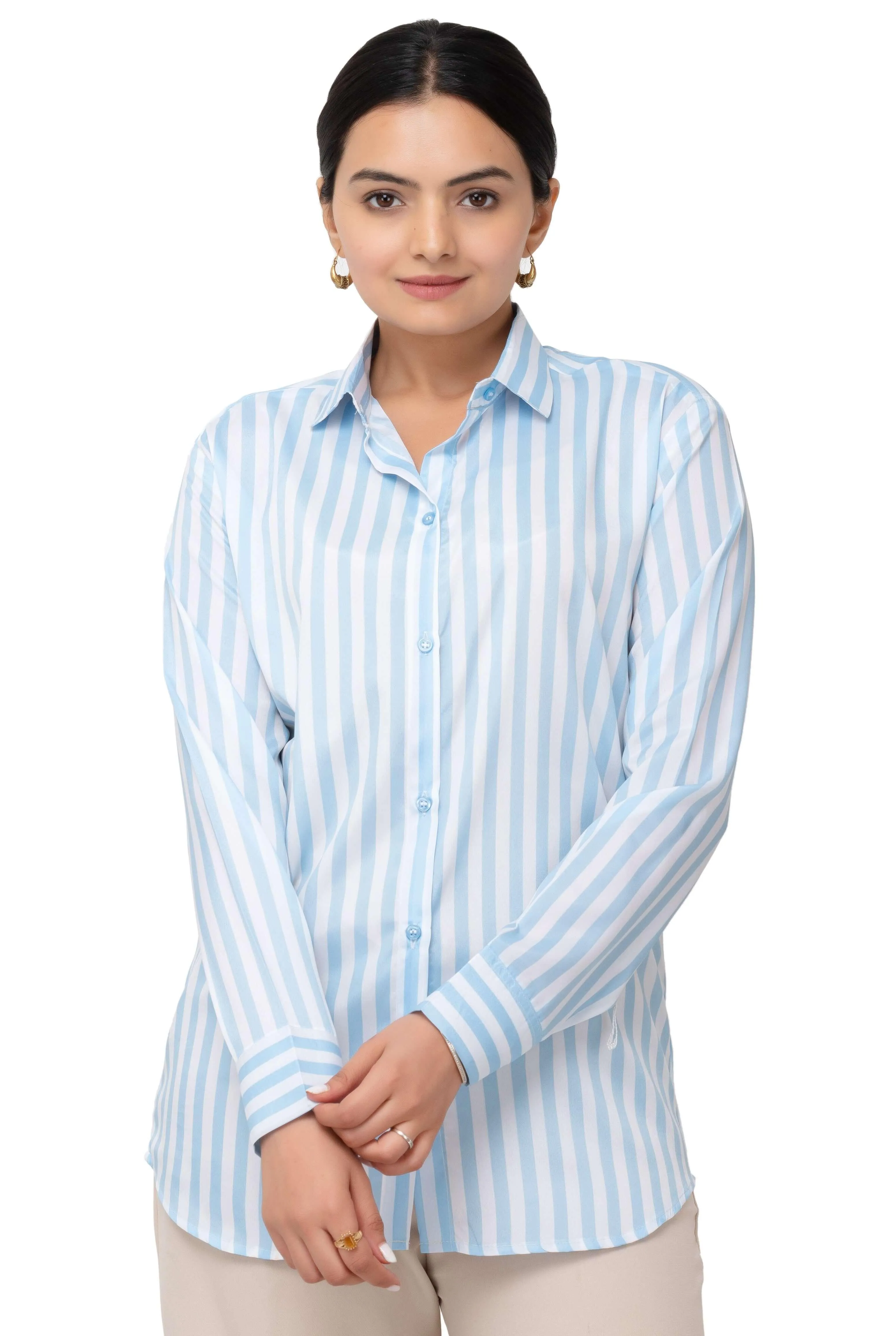 Classic Striped Shirt - Blue