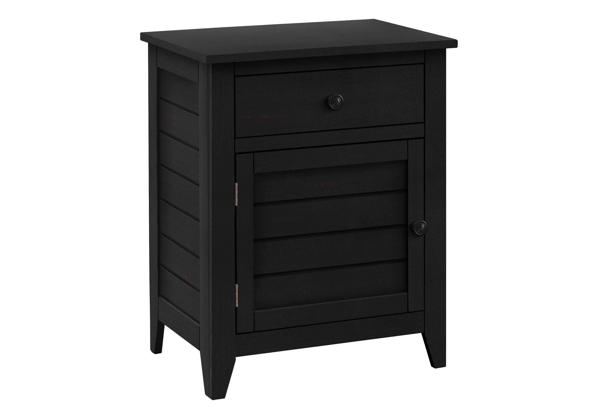 Coastal Black Accent Table