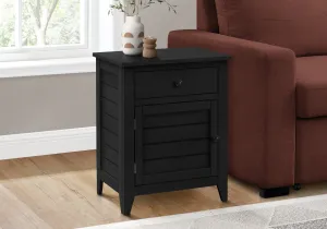 Coastal Black Accent Table