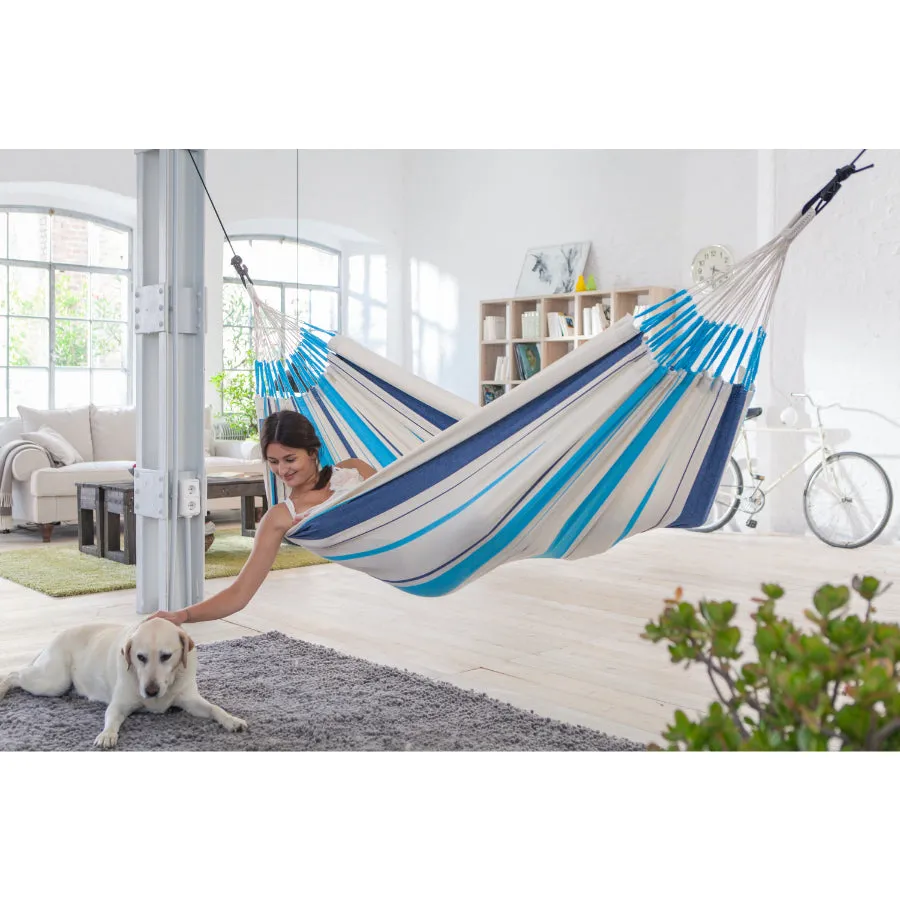 Colombian Single Hammock - Aqua