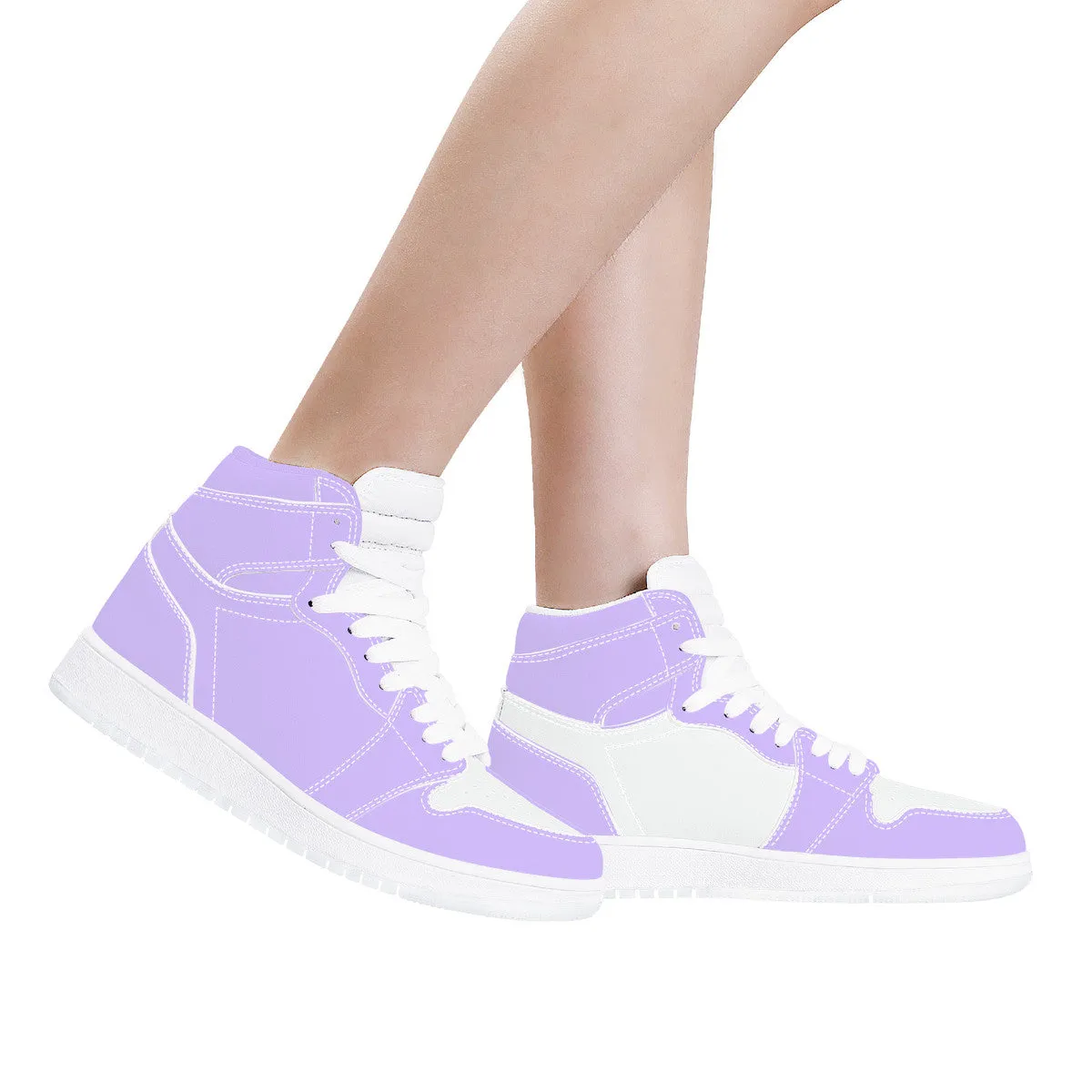 Create Your Own - High Top Synthetic Leather Sneaker