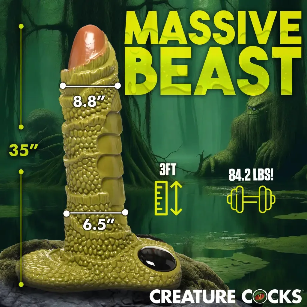 Creature Cocks Scaly Swamp Monster 3 Foot Giant Dildo