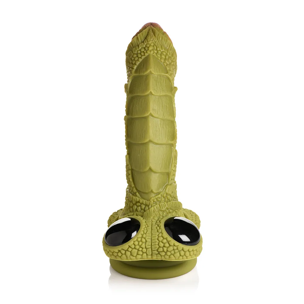 Creature Cocks Swamp Monster Green Scaly Silicone Dildo