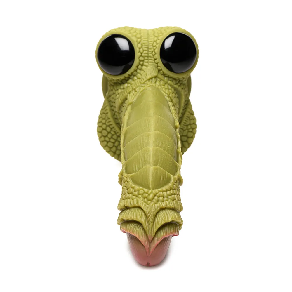 Creature Cocks Swamp Monster Green Scaly Silicone Dildo